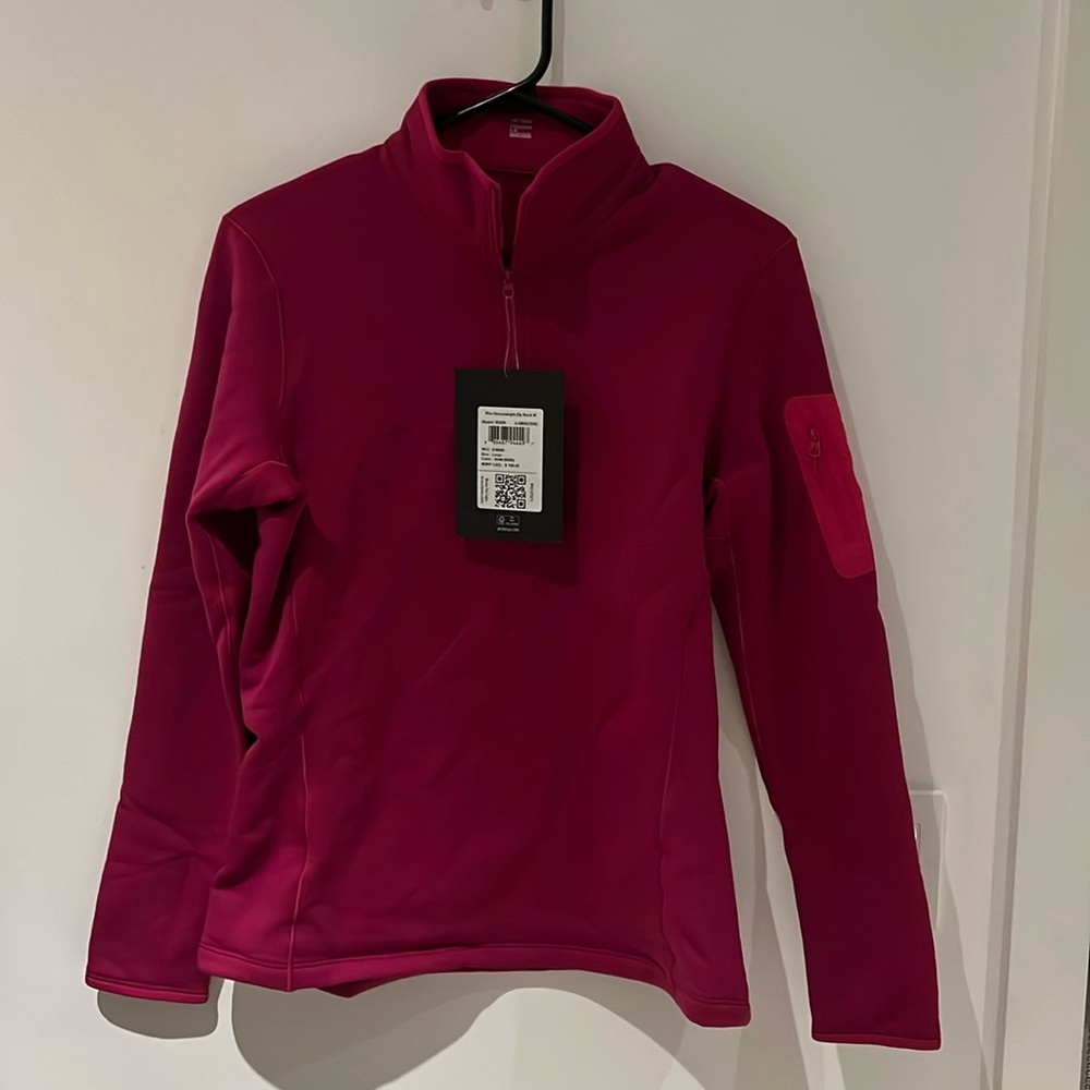 Arcteryx heavyweight zip neck